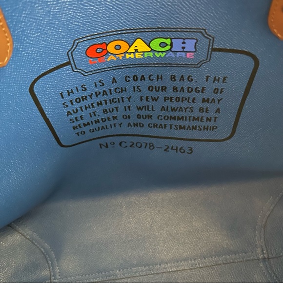 SOLD ON ANOTHER PLATFORM. Coach city tote: Pride collection - Picture 5 of 10